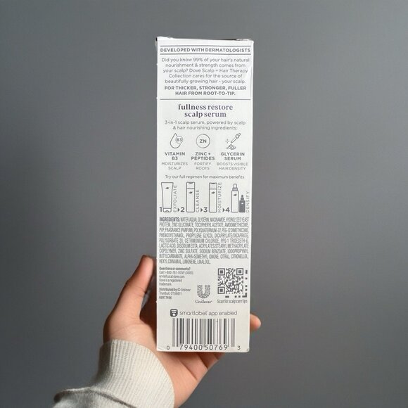 Dove Scalp + Hair Therapy Fullness Restore Scalp Serum (59 ml / 2 fl oz) - Picture 6 of 13